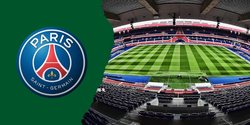 Logo et stade du PSG