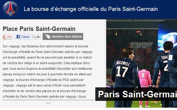 Quand le PSG encourage le marché noir